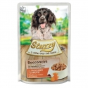 STUZZY Tükid kalkuni ja porgandiga - märg koeratoit - 100 g STUZZY Tükid kalkuni ja porgandiga - märg koeratoit - 100 g