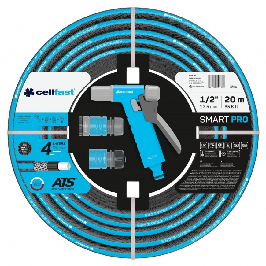 Cellfast SMART PRO ATS 1/2" 20 m nozzle set