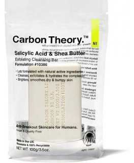 Carbon Theory Salicylic Acid & Sviestmedžių aliejumi Exfoliating Cleansing Bar - Čisticí pleťové mýdlo