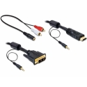 DeLOCK 84456 video cable adapter 3 m DVI-D HDMI Black DeLOCK 84456 video cable adapter 3 m DVI-D HDMI Black