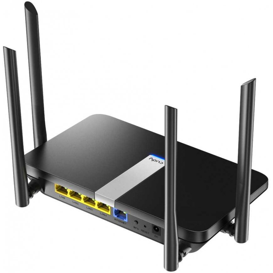 Maršrutizatorius ROUTER CUDY-WR2100 2.4 GHz, 5 GHz, 300 Mbps + 1733 Mbps – 4