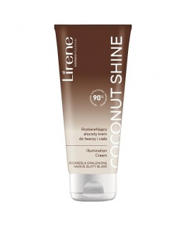 Lirene Perfect Tan šviečiantis auksinis veido ir kūno kremas Coconut Shine 150ml