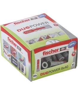 Fischer DUOPOWER 8 x 40 LD 100 vnt Išskėčiamas kaištis 40 mm