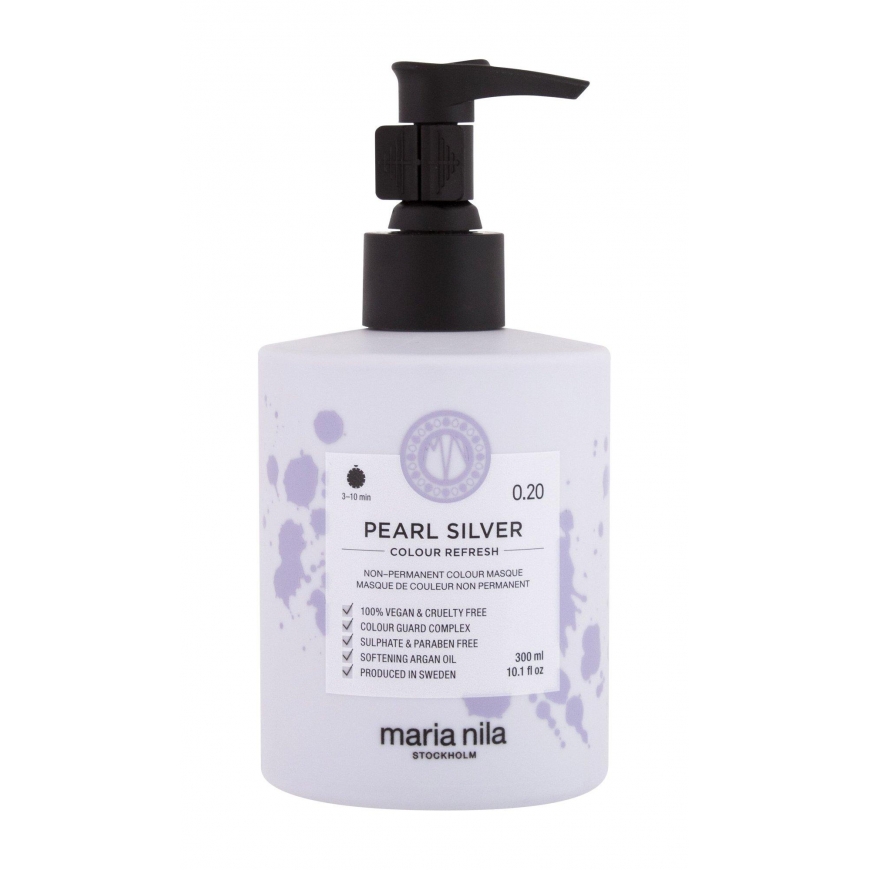Maria Nila Color Refresh hair coloring mask 0.20 Pearl Silver 300ml – 2