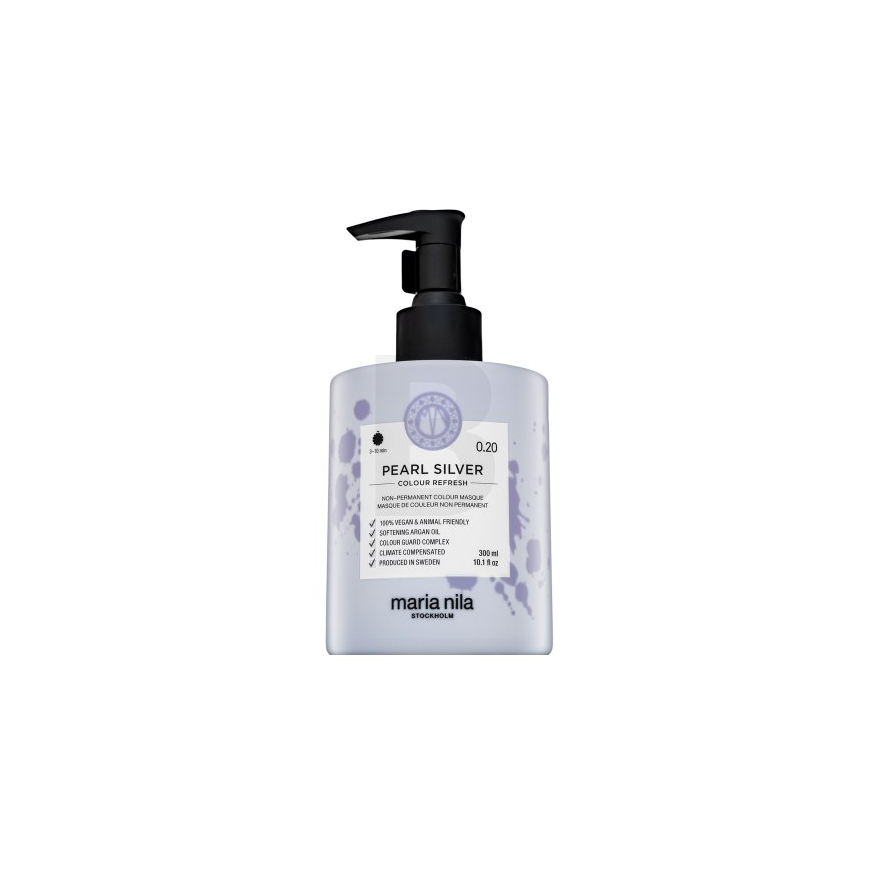 Maria Nila Color Refresh hair coloring mask 0.20 Pearl Silver 300ml – 3