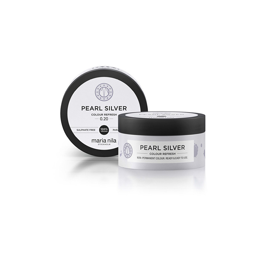 Maria Nila Color Refresh hair coloring mask 0.20 Pearl Silver 300ml – 4
