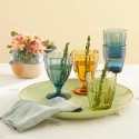 Rose&Tulipani Set of 6 kieliszków Amami - Bursztynowy, 300 ml
