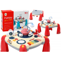Lean Toys Interactive Educational Table Children's Panel Piano Space Raudona Lean Toys Interactive Educational Table Children's Panel Piano Space Raudona