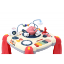 Lean Toys Interactive Educational Table Children's Panel Piano Space Red