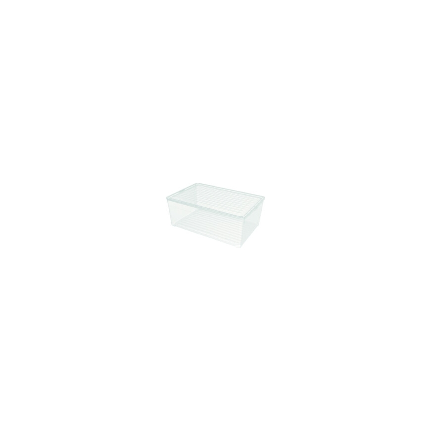 Box with lid Textile Box 45L 59,6x39,4x23cm transparent – 2