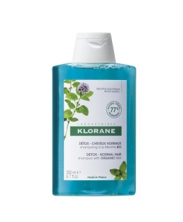 Klorane Aqua Mint Detox Shampoo mint detoxifying shampoo 200ml