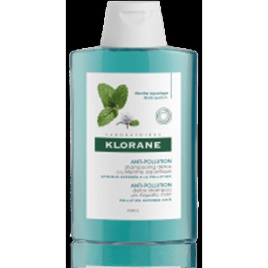 Klorane Aqua Mint Detox Šampūnas mėtų detoksikuojantis šampūnas 200ml – 2