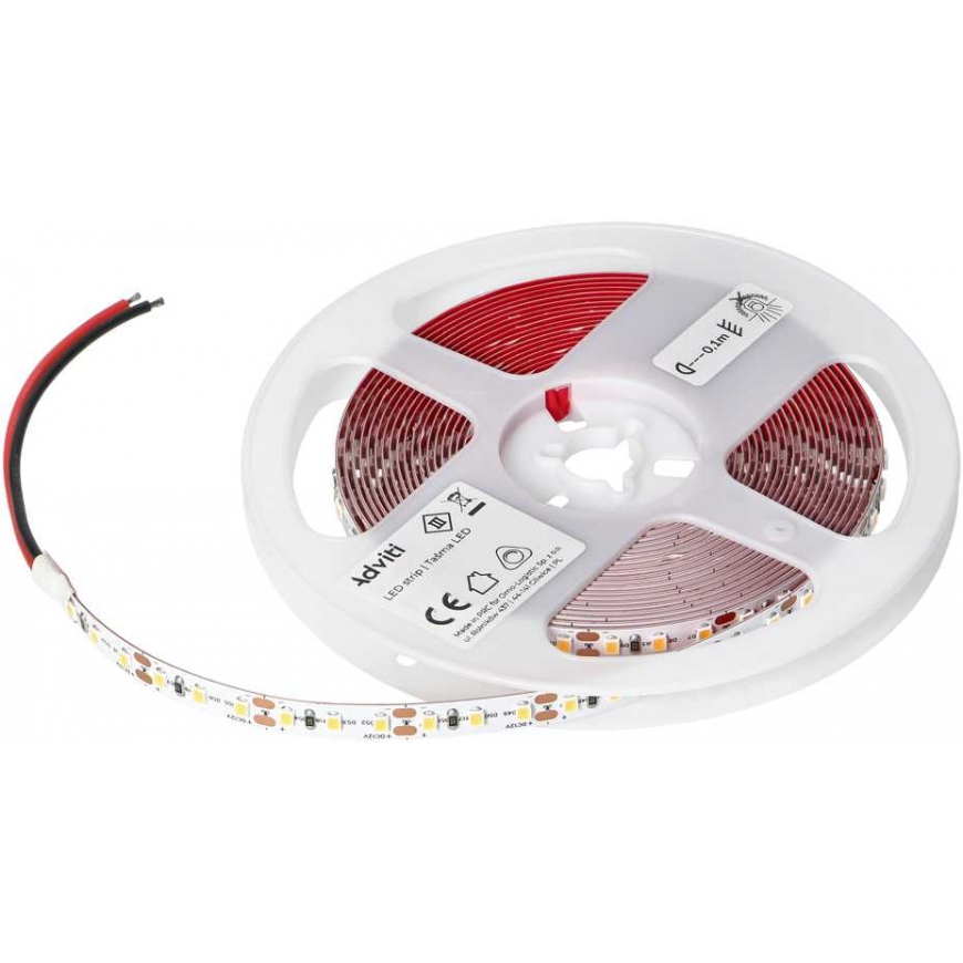 Orno Taśma LED 12V, Samsung lustų rinkinys 2835, 120L/m, 12W/m, IP20, 6000K, 5m – 2