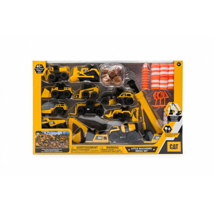 CAT construction vehicle set with accessories