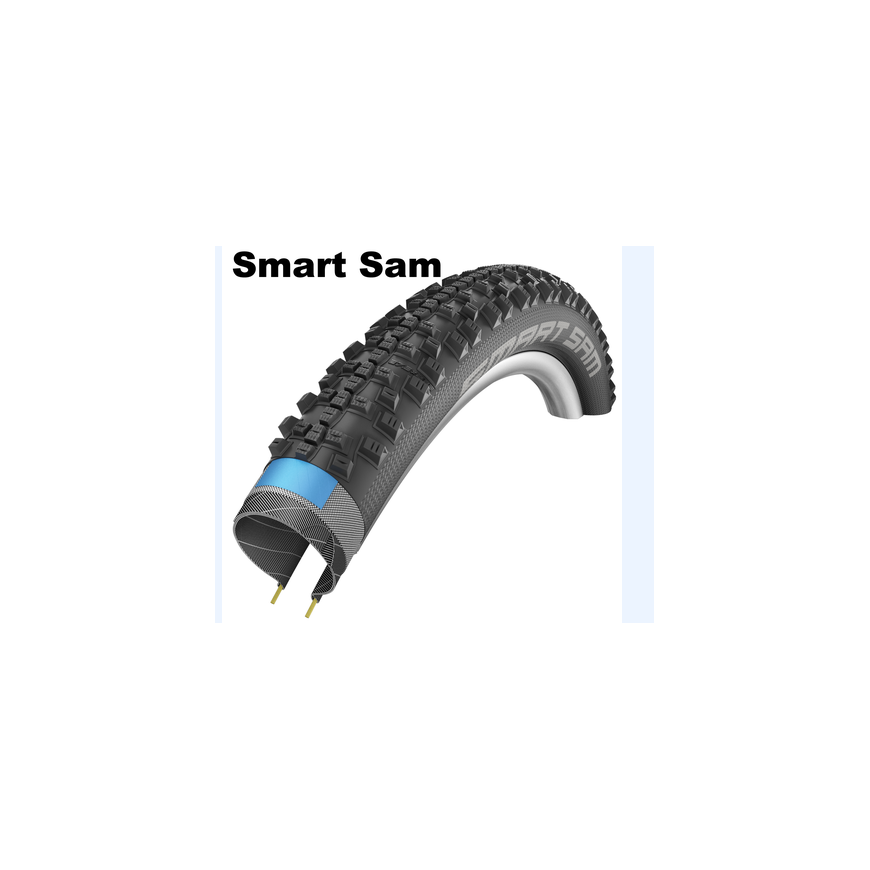 Padanga 27.5" Schwalbe Smart Sam HS 476 Perf. Wired 54-584 / 27.5x2.10 Addix – 4