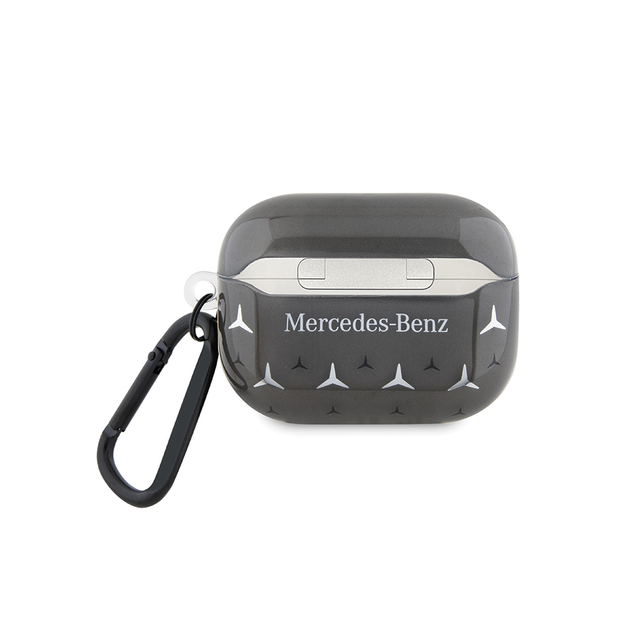 Dėklas Mercedes Benz MEAP8DPMGS AirPods Pro cover juoda/juodas Large Star Pattern – 2