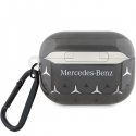 Case Mercedes Benz MEAP8DPMGS AirPods Pro cover black/black Large Star Pattern