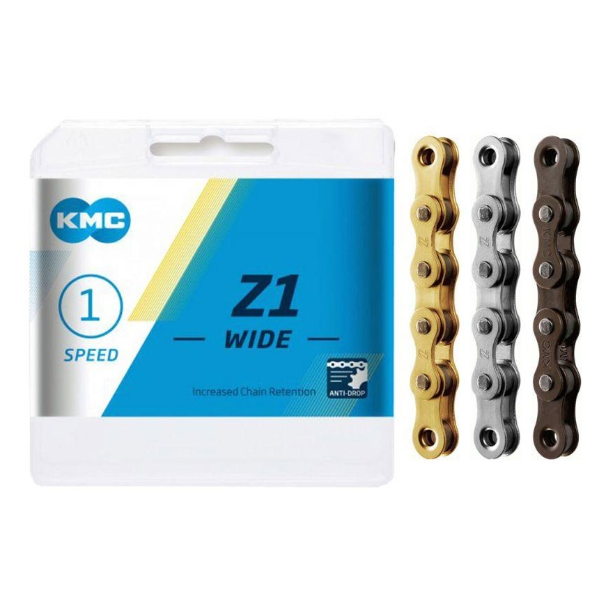 KMC Z1 Wide chain, 1 gear / Silver – 3