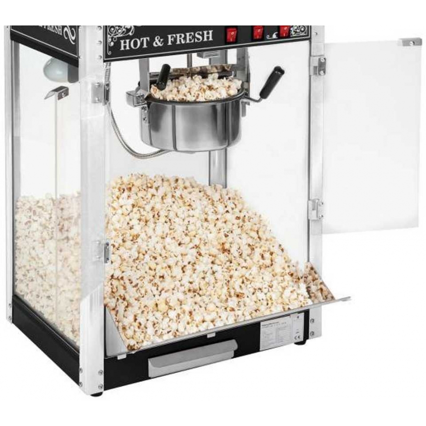 Royal Catering Professional, efficient adjustable popcorn machine 230V 1.6kW, black – 4