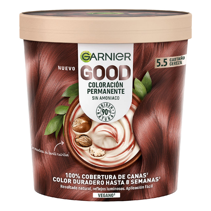 Garnier Good Permanent Hair Color 5.5 Cherry Brown 1 U – 2