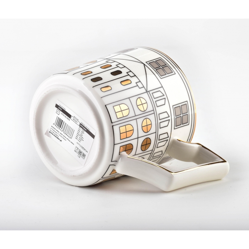 Affek Design OTIS cup - white with gold – 2