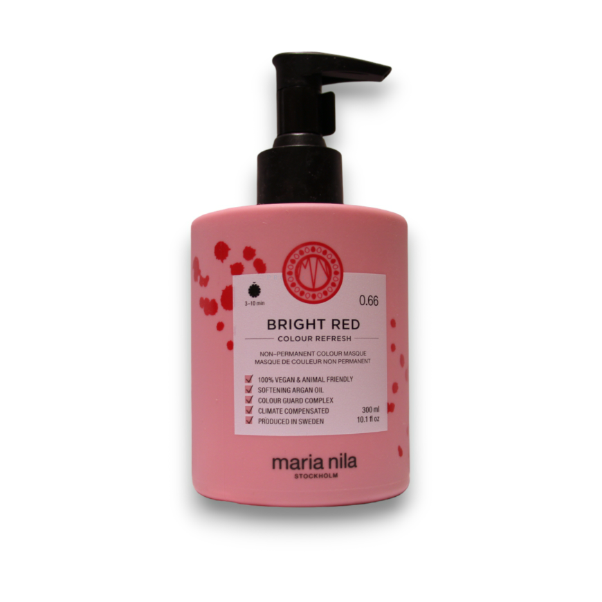 Maria Nila Color Refresh hair coloring mask 0.66 Bright Red 300ml – 4