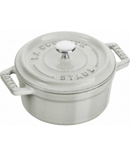 Mini garnek żeliwny round Staub - 250 ml, White truffle