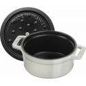 Mini garnek żeliwny apvalus Staub - 250 ml, Balta trufla Mini garnek żeliwny apvalus Staub - 250 ml, Balta trufla