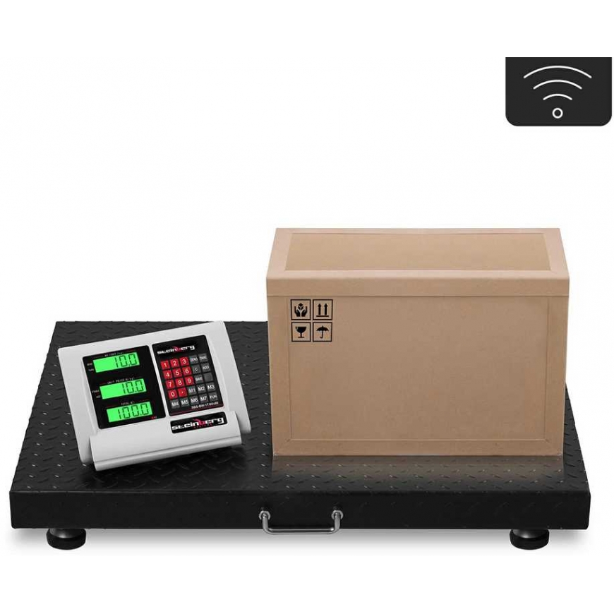 Kitchen scales Steinberg Systems Scales, wireless WiFi storage platform SBS-BW-1T LCD, up to 1 ton – 3