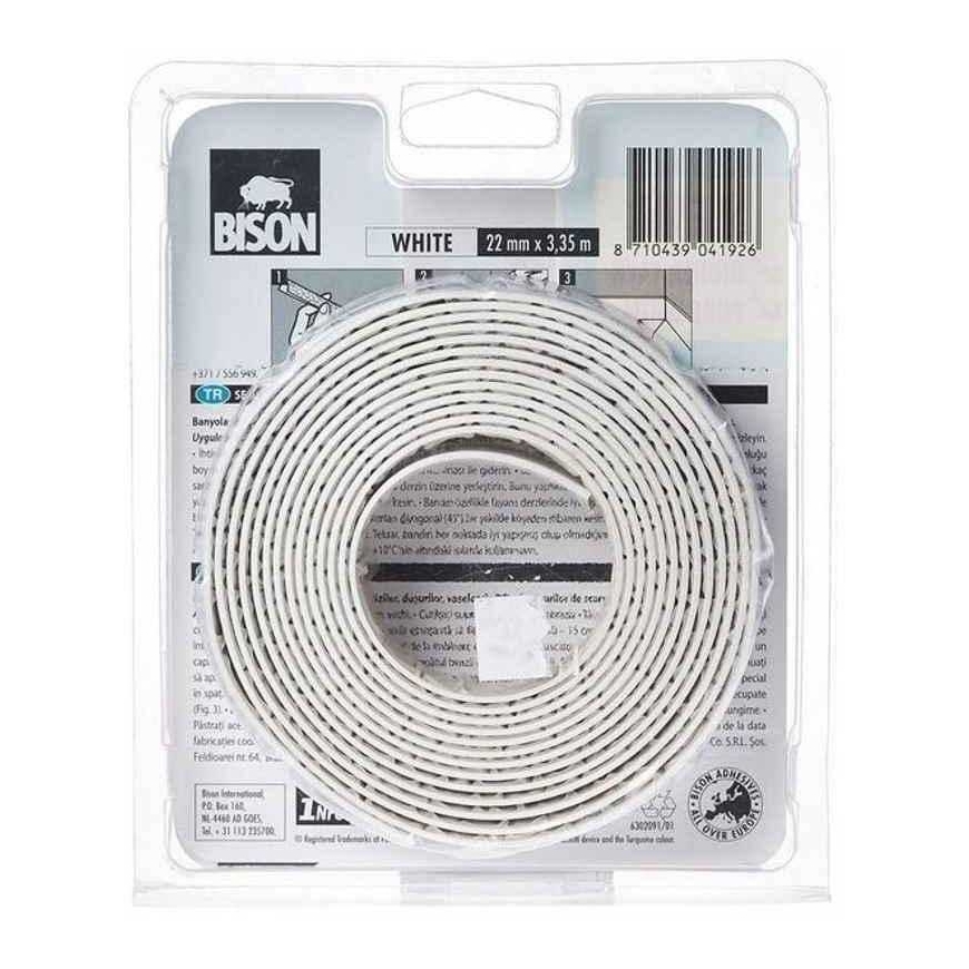 Insulating tape Bison 6302091 22 mm 3.35 m white
