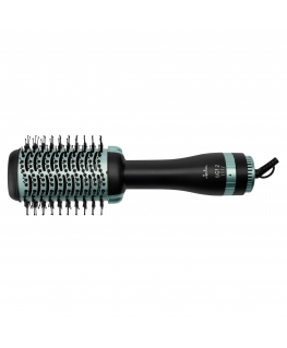 JATA JBSC2211 hiustenmuotoilija Kuumailmaharja Lämmin Musta, Turkoosi 1200 W 1,8 m