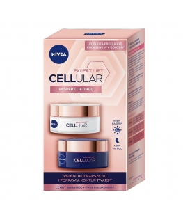 Nivea Dieninis kremas nuo senėjimo 50 ml + Naktinis kremas nuo senėjimo 50 ml Cellular Expert Lift SPF30