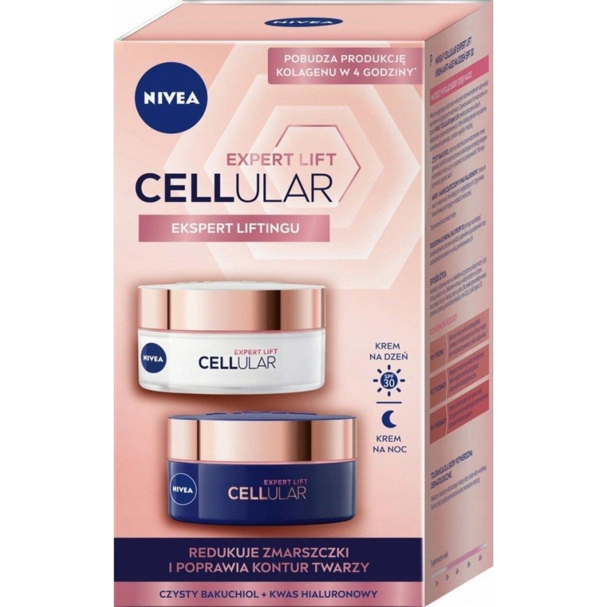 Nivea Day anti-aging cream 50 ml + Night anti-aging cream 50 ml Cellular Expert Lift SPF30 – 2
