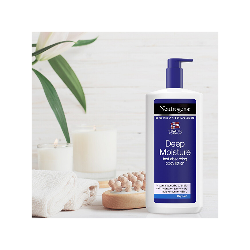 Neutrogena Norwegian Formula Deep Moisture Losjonas kūnui unisex, 400 ml – 2