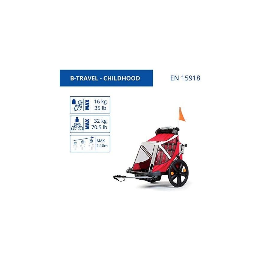 Bicycle trailer Bellelli B-travel edition – 2