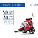 Dviračio priekaba Bellelli B-travel red Dviračio priekaba Bellelli B-travel red