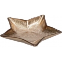 Rituali Domestici Szklany talerz w szágól gwiazdki Neimieipensieri - Gold, 16 cm