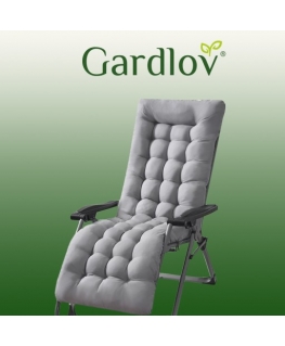Gardlov Quilted cushion for garden bed, gray 23490