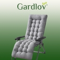 Gardlov Quilted cushion for garden bed, gray 23490 Gardlov Quilted cushion for garden bed, gray 23490