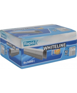 Staples for wires 28/10 1000 pcs. white, Rapid