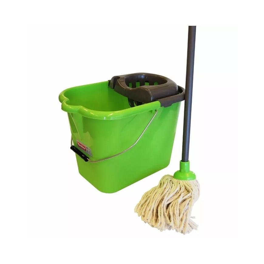 Sauber Oval bucket 15L with push
