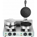 Vaflinė Royal Catering Apvalus dvigubas TEFLON vaflinis lygintuvas, kurio skersmuo 18,5 cm Vaflinė Royal Catering Apvalus dvigubas TEFLON vaflinis lygintuvas, kurio skersmuo 18,5 cm