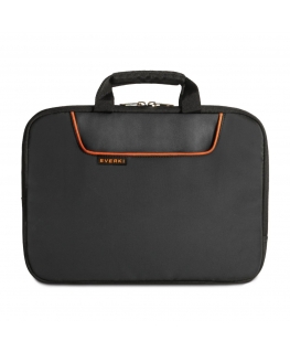 Everki EKF808S11B portatīvo datoru soma & portfelis 29,5 cm (11.6") Soma-aploksne Melns, Oranžs
