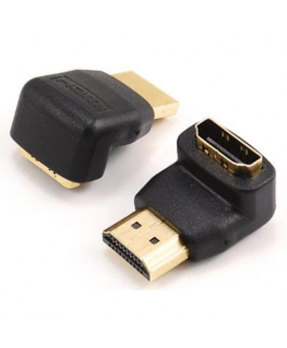 SBOX AD.HDMI-F/M-90 HDMI Type A (Standard) Musta
