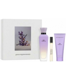 Adolfo Dominguez Iris Vainilla Eau De Parfum Spray, 120 ml Set 3 Pieces