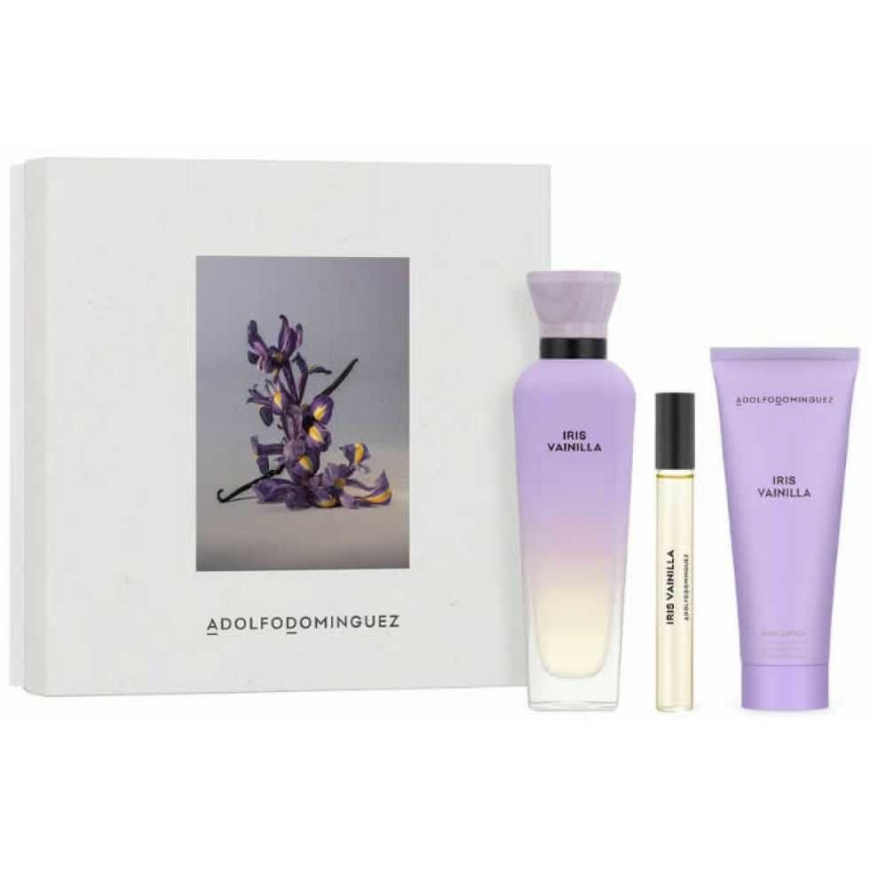 Adolfo Dominguez Iris Vainilla Eau De Parfum Purškiklis, 120 ml Set 3 Pieces – 2