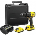 Impact driver-drill Stanley SFMCD715D2K-QW 18 V 2x2.0 Ah battery. Impact driver-drill Stanley SFMCD715D2K-QW 18 V 2x2.0 Ah battery.