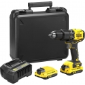 Impact driver-drill Stanley SFMCD715D2K-QW 18 V 2x2.0 Ah battery. Impact driver-drill Stanley SFMCD715D2K-QW 18 V 2x2.0 Ah battery.