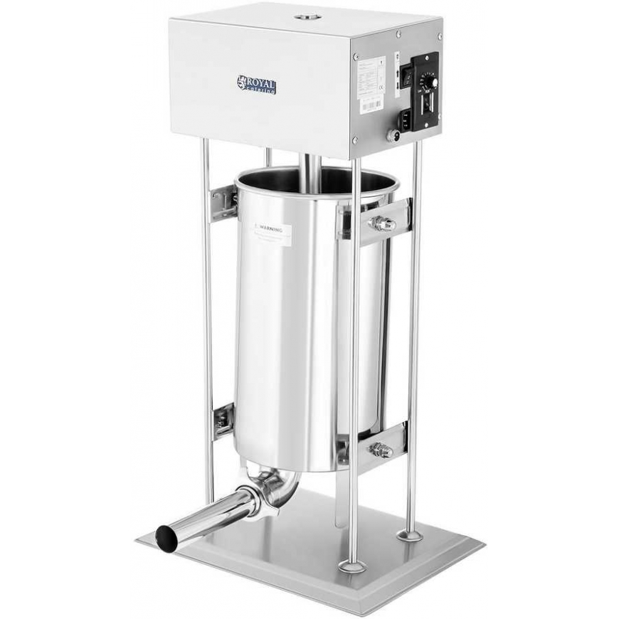 Meat Grinder Electric sausage filler with Royal Catering motor + 4 funnels 15L – 3