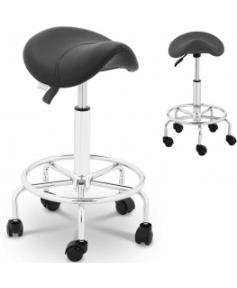 Physa Saddle cosmetic stool on wheels Frankfurt up to 150 kg black